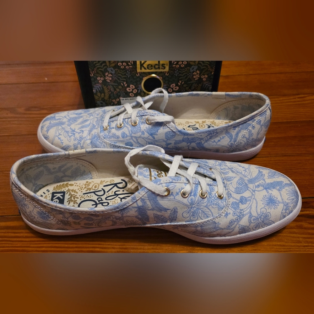 Keds x Rifle Paper Co. Champion Aviary Lace-Up Canvas Sneaker - Picture 4 of 6